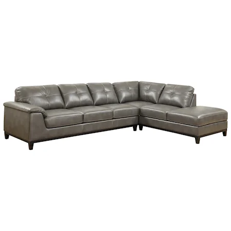 2 Piece Sectional Set with Tufting